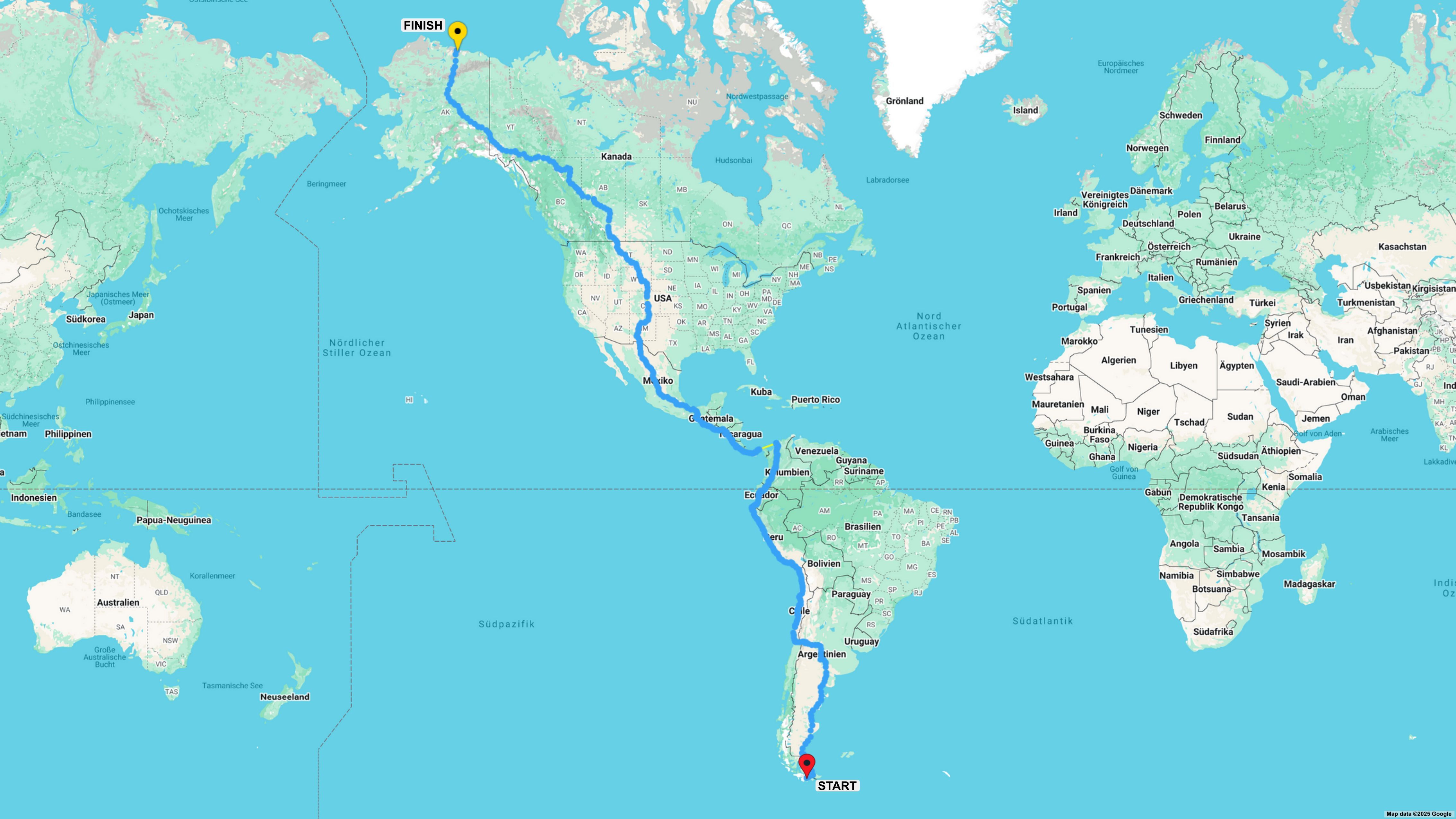 Map VW Touareg V6 TDI Panamericana