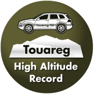 VW Touareg V6 High Altitude Record Chile