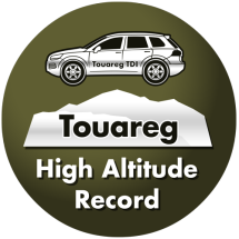 VW Touareg V6 High Altitude Record Chile